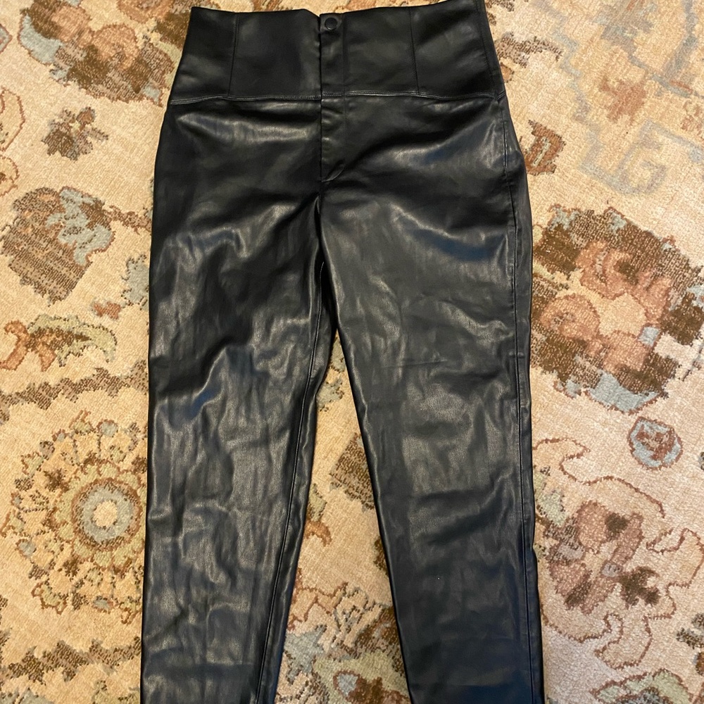 Zara leather pants